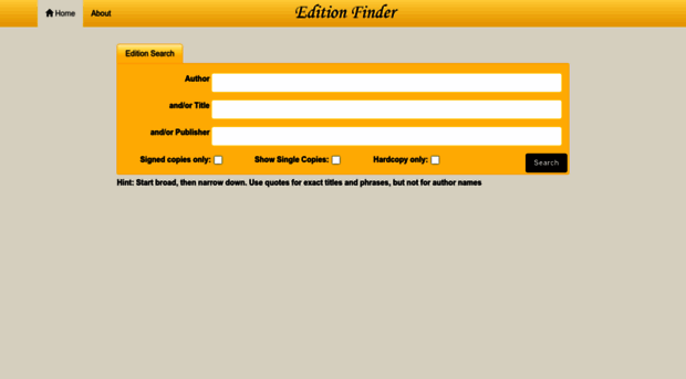 editionfinder.com