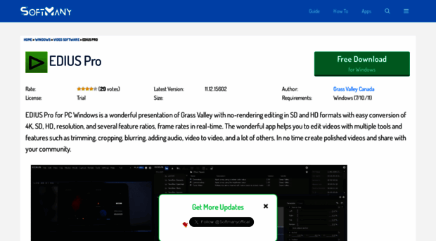 edius-pro.softmany.com - EDIUS Pro Download for PC Wind... - EDIUS Pro ...