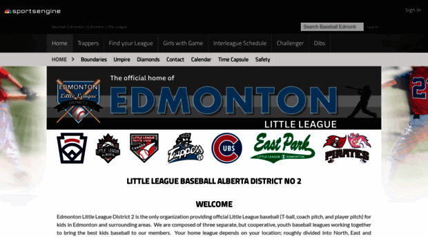 edmontonlittleleague.org