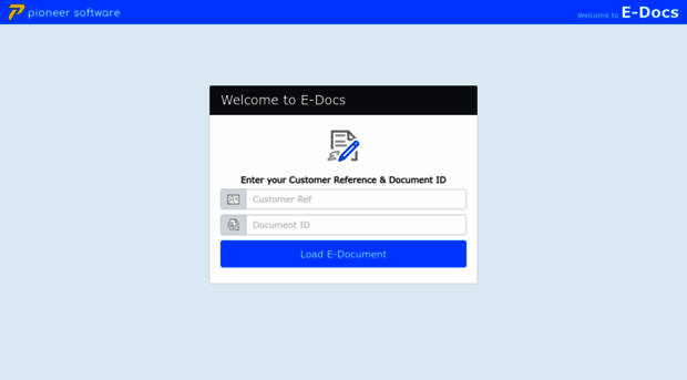 edocs.pioneersoftware.co.uk