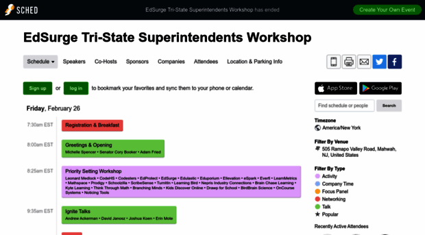 edsurgetristatesuperintende2016.sched.org