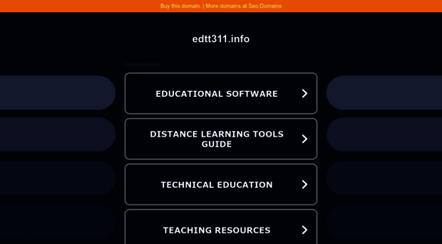 edtt311.info