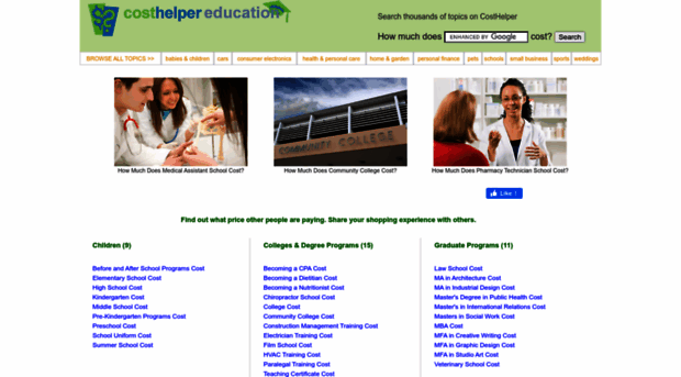 education.costhelper.com