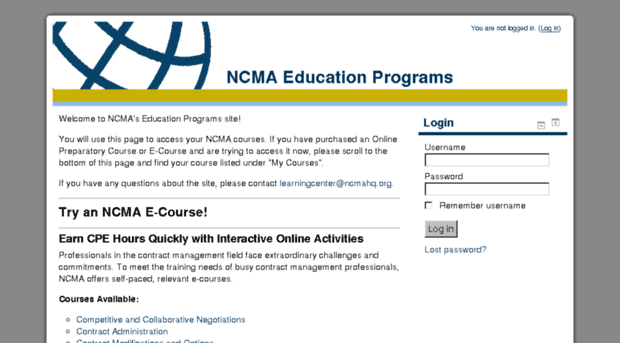 education.ncmahq.org