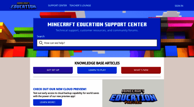 educommunity.minecraft.net