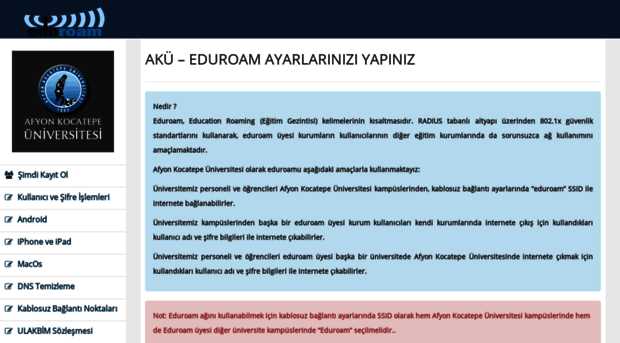 eduroam.aku.edu.tr