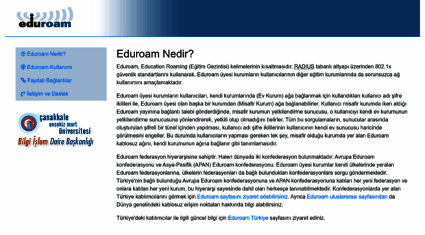 eduroam.comu.edu.tr