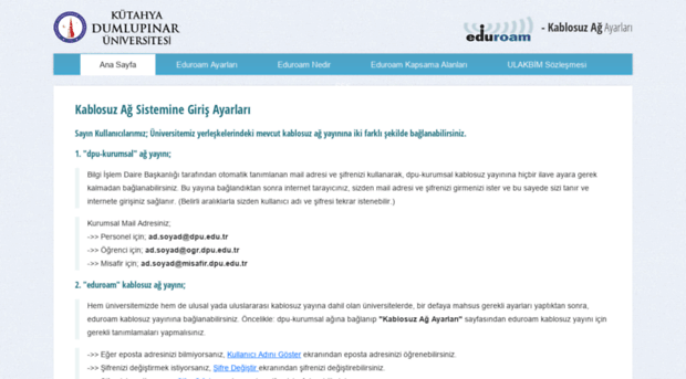 eduroam.dpu.edu.tr