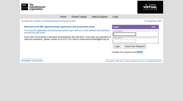 eefapprenticeships.vctms.co.uk