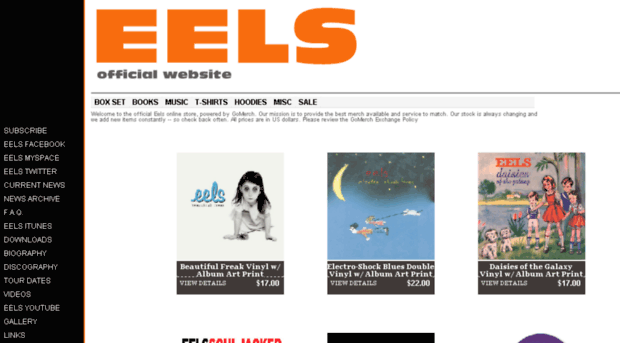 eels.gomerch.com