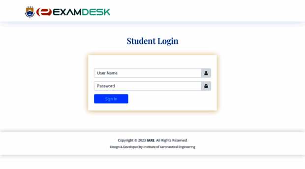 eexamdesk.iare.ac.in