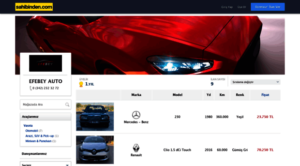 efebeyautogaziantep.sahibinden.com