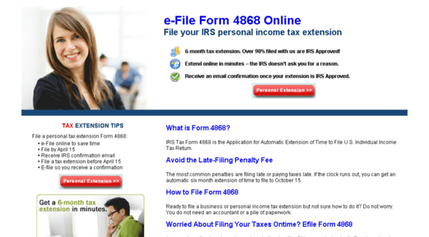 efileform4868.com