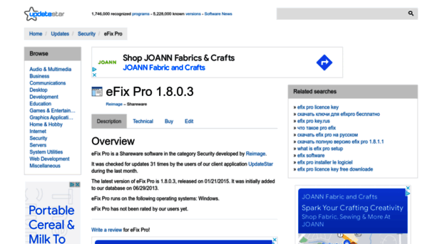 efix-pro.updatestar.com