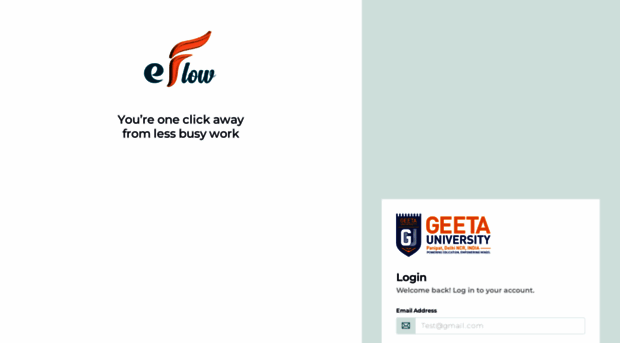 eflow.geetauniversity.com