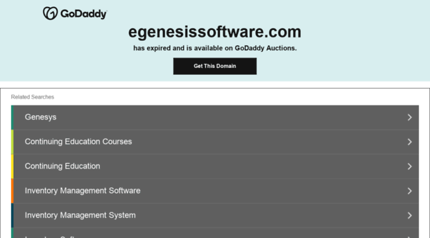 egenesissoftware.com