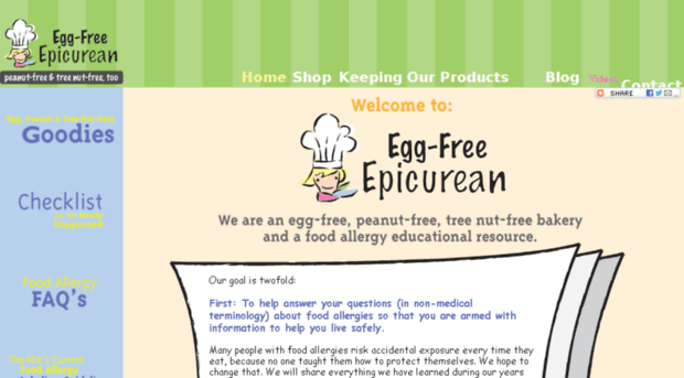 eggfreeepicurean.com