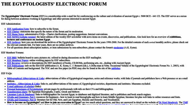 egyptologyforum.org