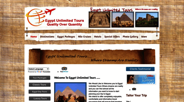 egyptunlimitedtours.com