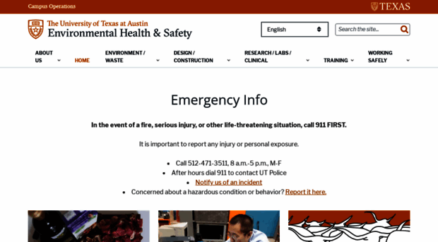 ehs.utexas.edu