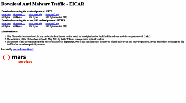eicar.eu