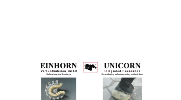 einhorn-verbundhufeisen.de