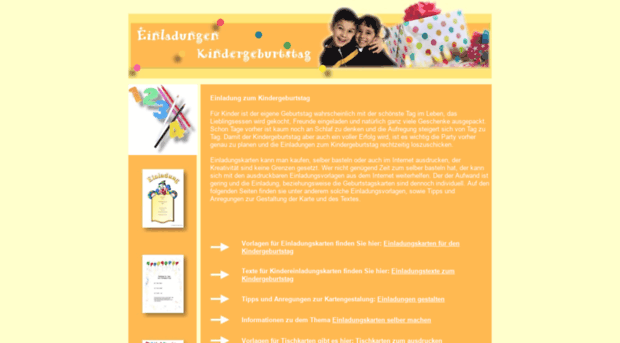 einladungen-kindergeburtstag.de