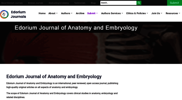 ejanatomyandembryology.edoriumjournals.com