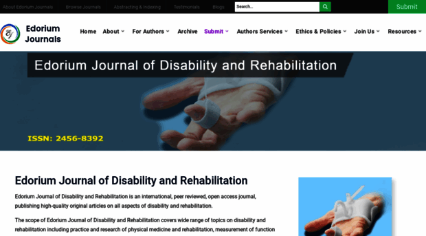 ejdisabilityandrehabilitation.edoriumjournals.com