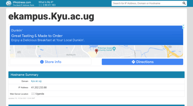 ekampus.kyu.ac.ug.ipaddress.com