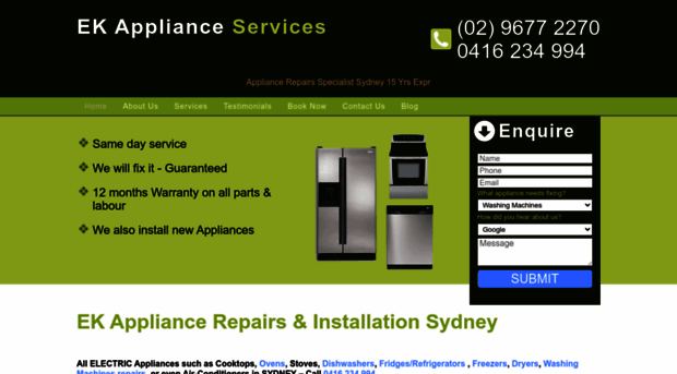 ekapplianceservices.com.au