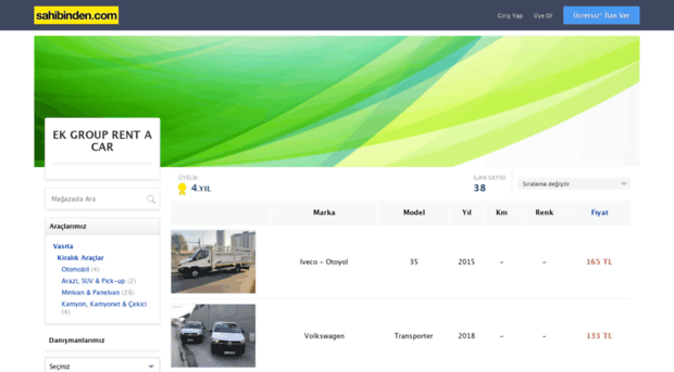 ekgrouprentacar.sahibinden.com