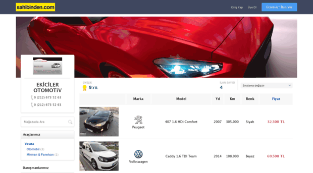 ekiciler-otomotiv.sahibinden.com