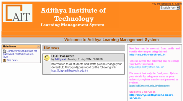 ekluvya.adithyatech.edu.in