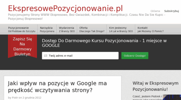 ekspresowepozycjonowanie.pl