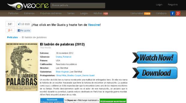 el-ladron-de-palabras.veocine.es