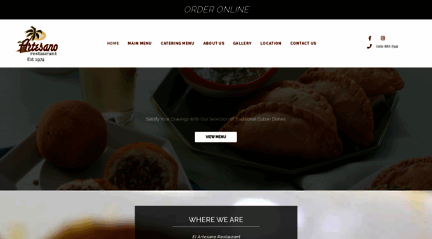 elartesanorestaurant.com