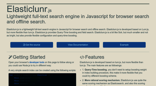 elasticlunr.com