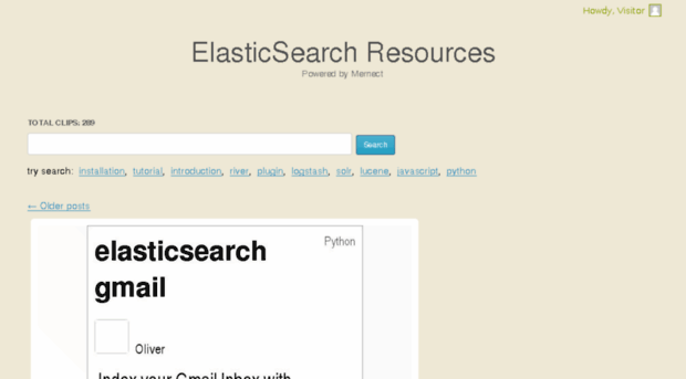 elasticsearch.memect.com