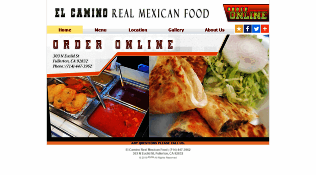 elcaminorealmexicanfood.com