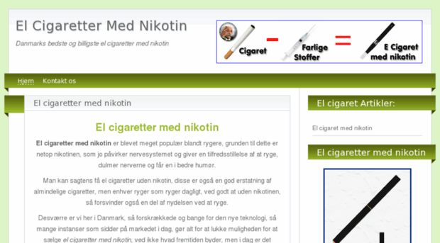 elcigarettermednikotin.dk