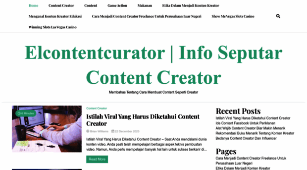 elcontentcurator.com