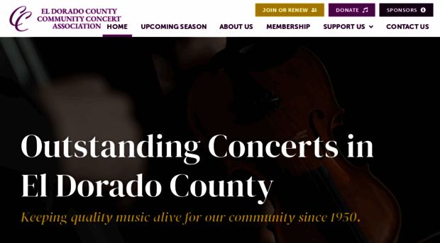 eldoradocommunityconcerts.com