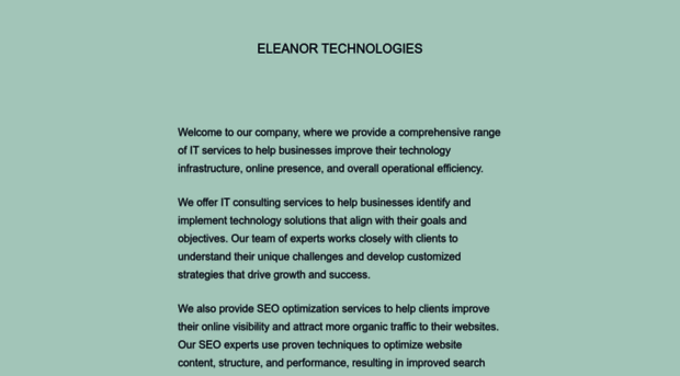 eleanortechnologies.com