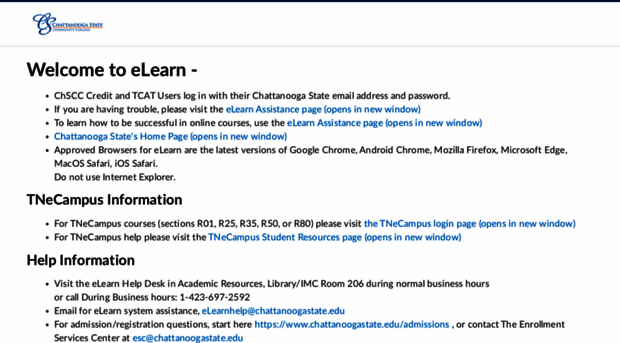 elearn.chattanoogastate.edu