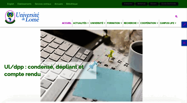 elearn.univ-lome.tg - Accueil | Université de Lomé - Elearn Univ Lome