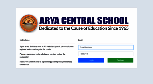 elearning.aryacentralschool.org