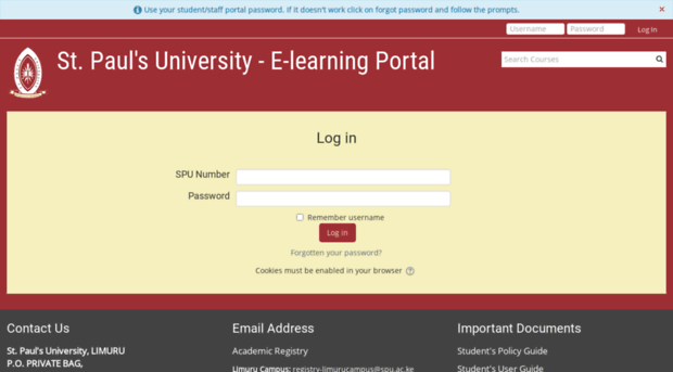 elearning.spu.ac.ke