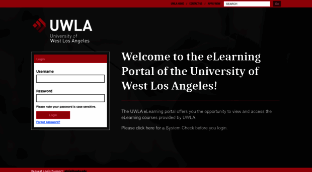 elearning.uwla.edu