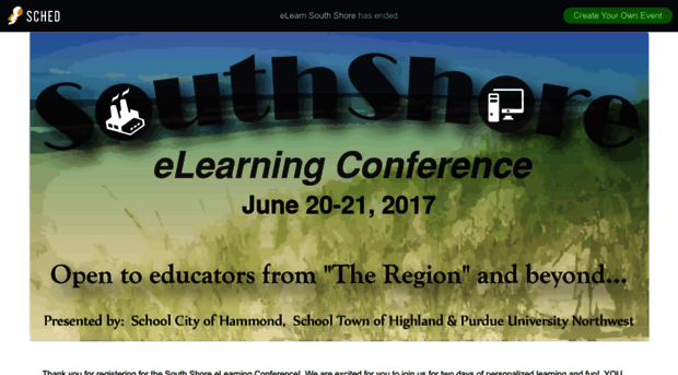 elearnsouthshore.sched.com